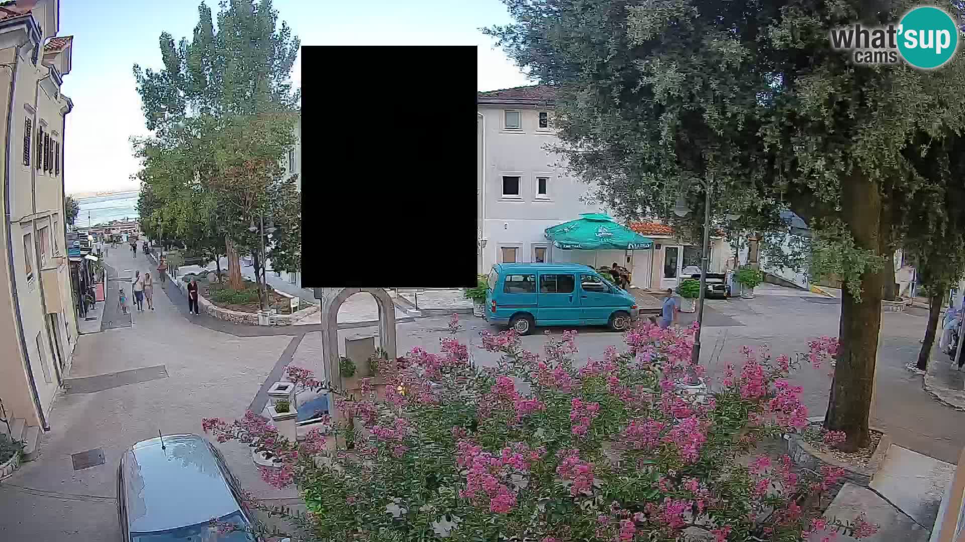 Webcam centre de Mošćenička Draga – Vue en direct du centre-ville