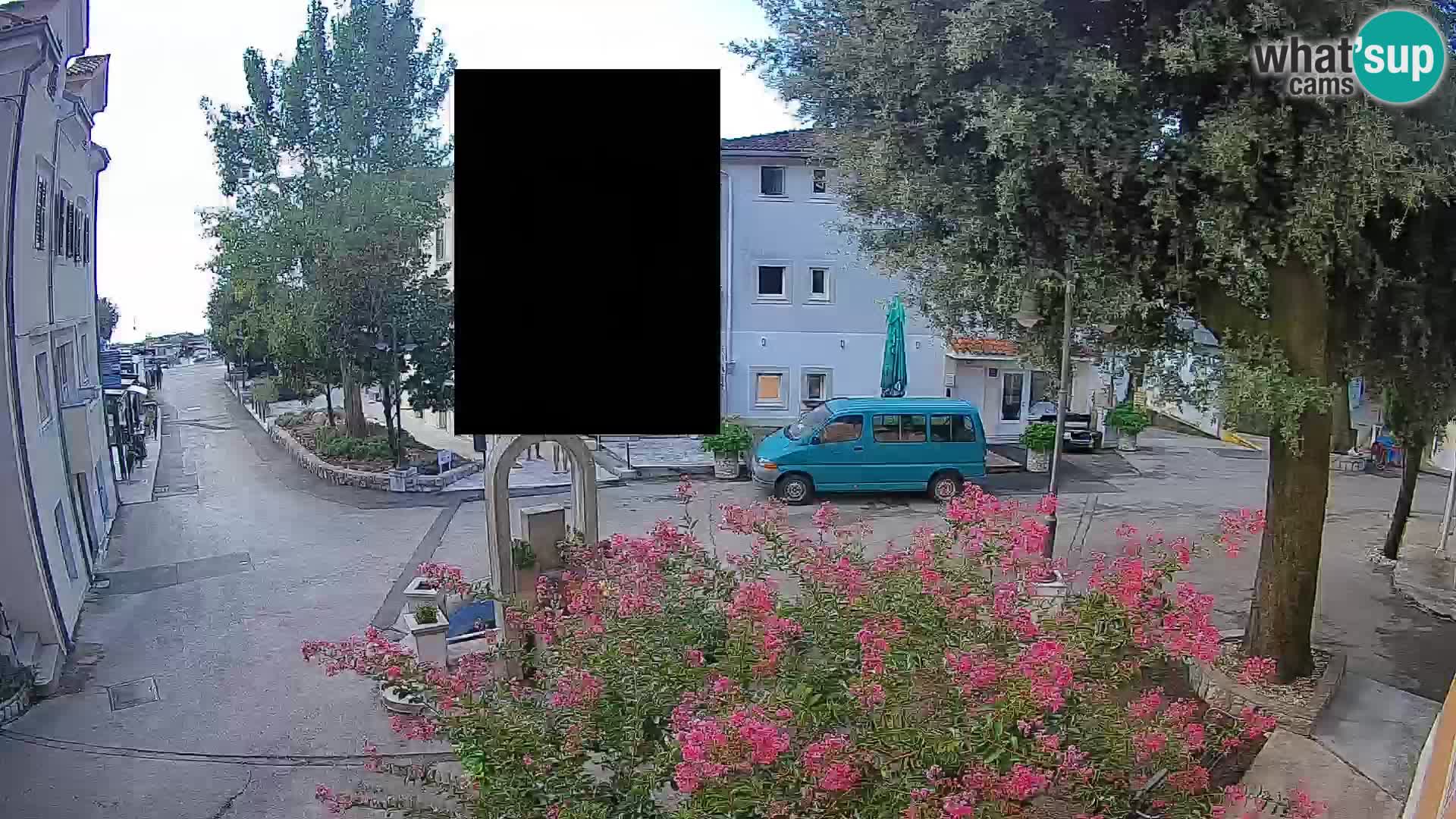 Webcam Mošćenička Draga Center – Live View of the Town Center