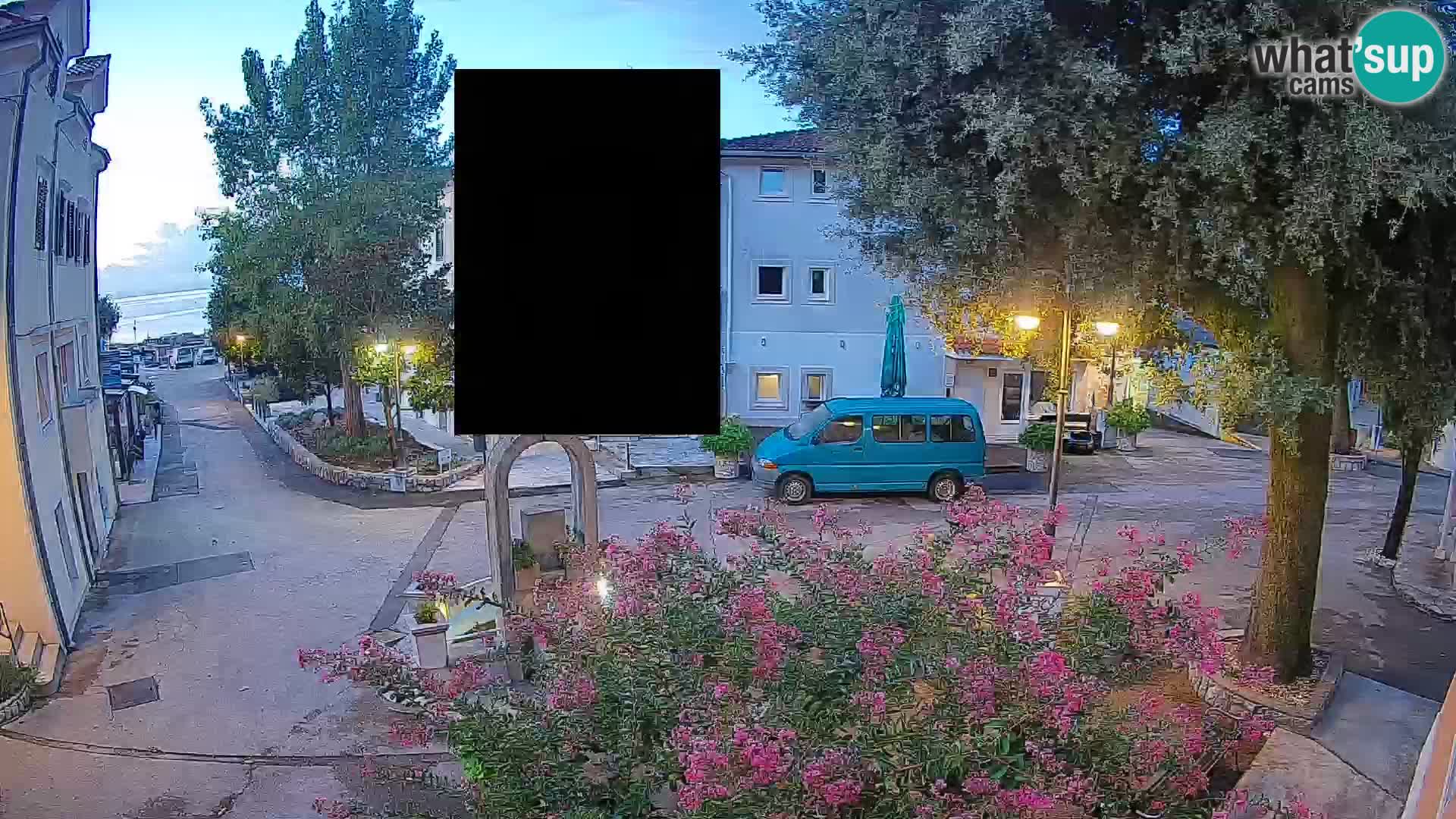 Webcam centre de Mošćenička Draga – Vue en direct du centre-ville