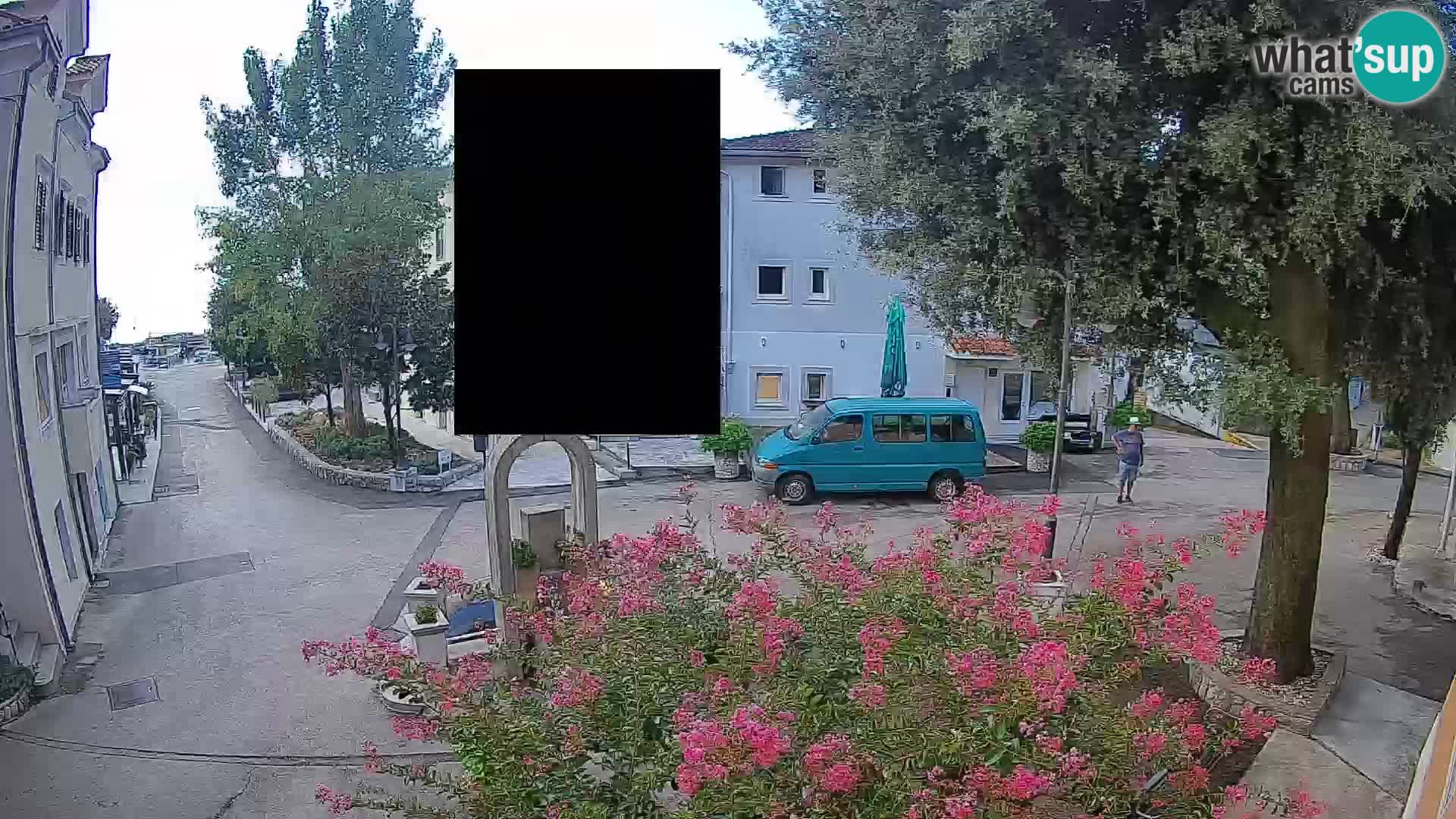 Webcam Centre de Mošćenička Draga – Vue en direct du centre-ville