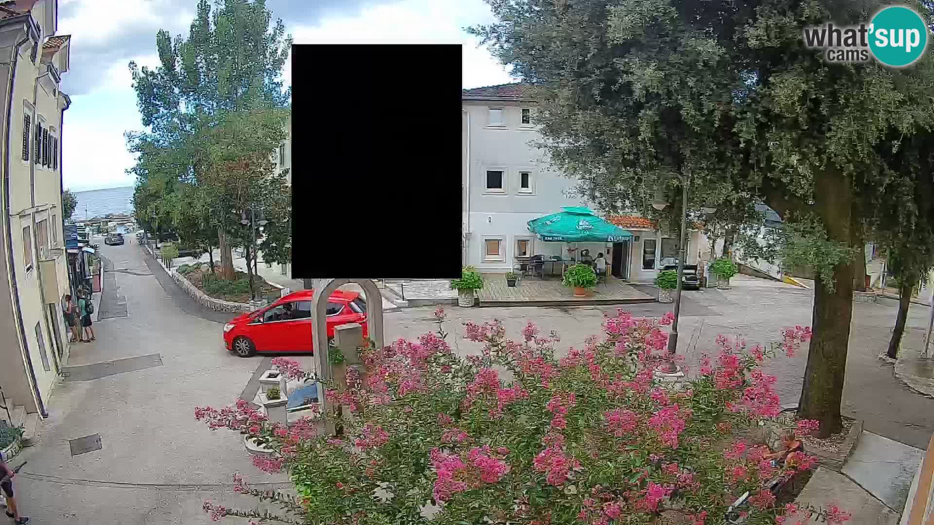 Webcam Mošćenička Draga Center – Live View of the Town Center
