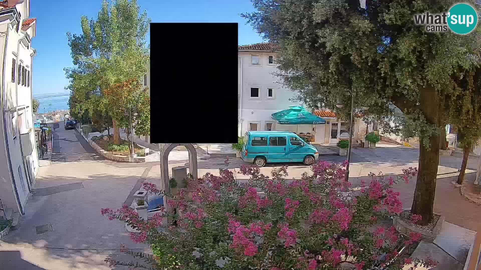 Spletna kamera center Mošćeniška Draga – Pogled v živo