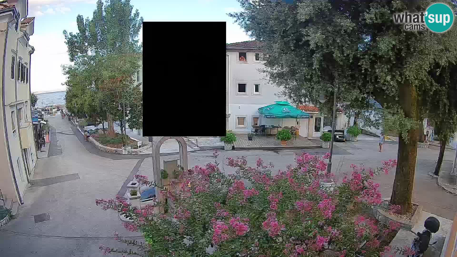 Webcam Centre de Mošćenička Draga – Vue en direct du centre-ville