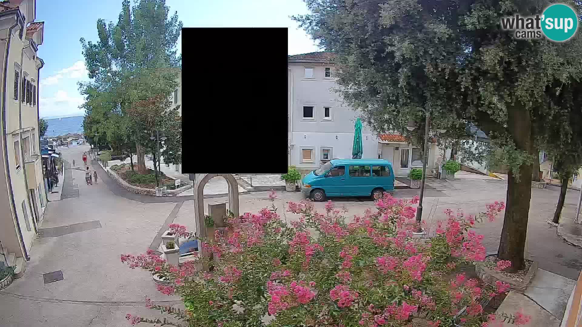 Webcam Centro Draga di Moschiena – Vista live sul centro