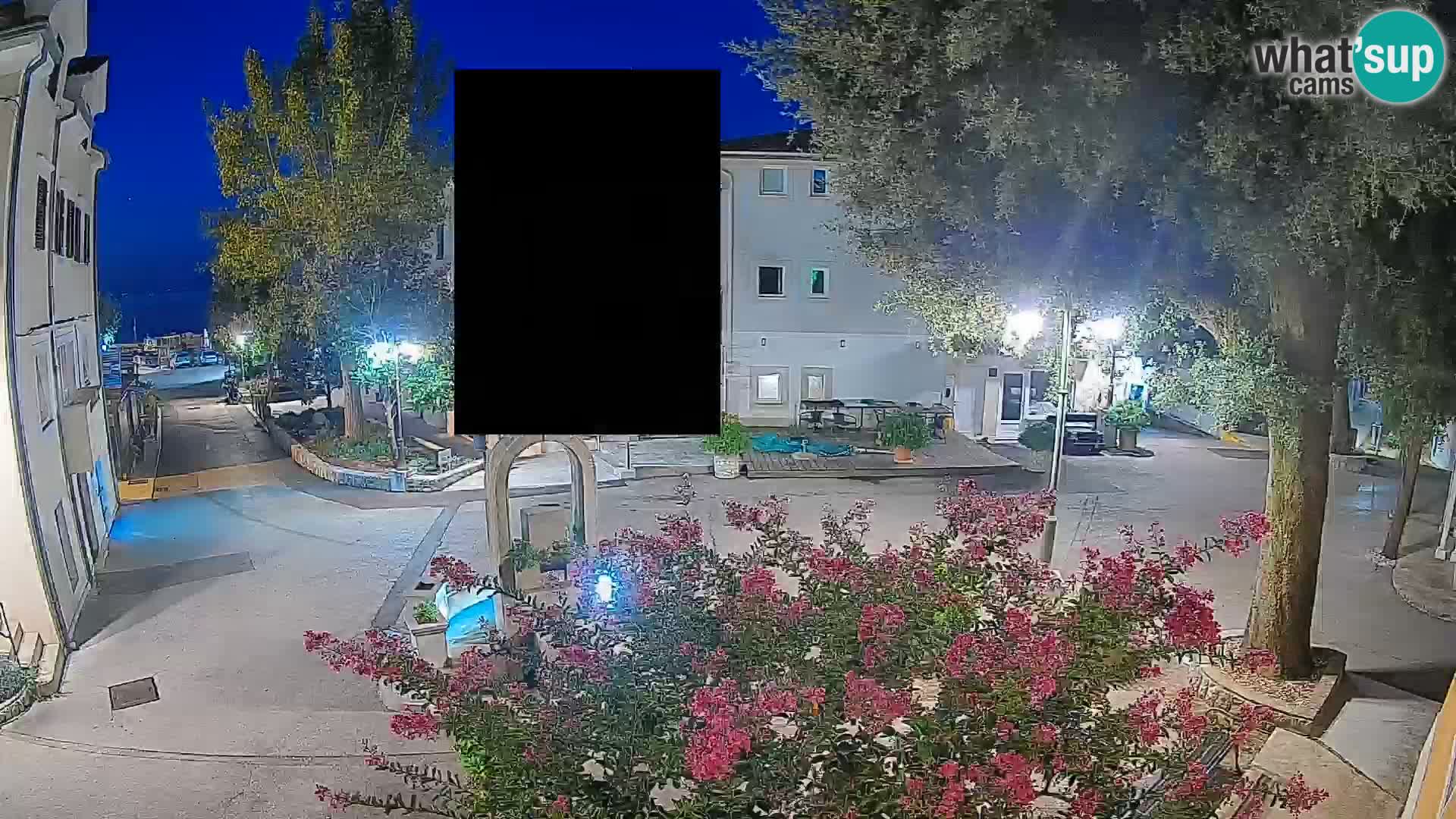 Webcam Mošćenička Draga Center – Live View of the Town Center