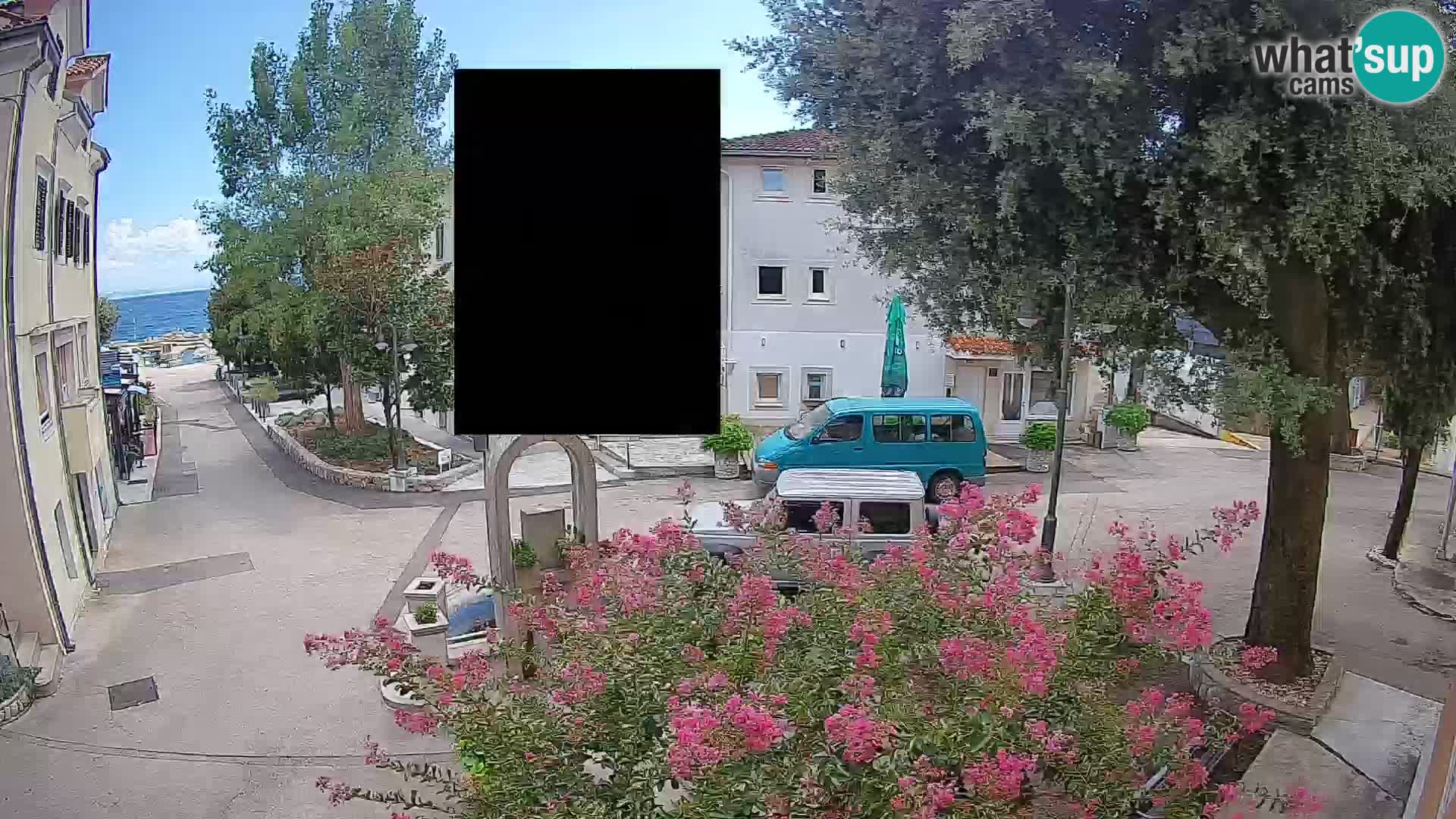 Webcam centre de Mošćenička Draga – Vue en direct du centre-ville