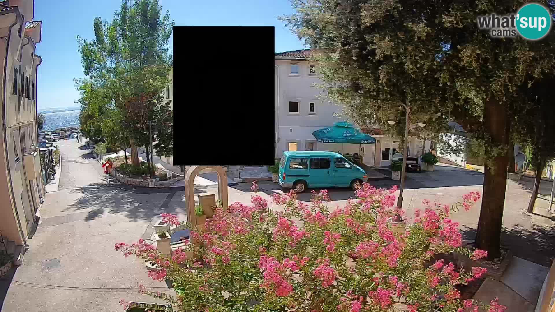 Webcam Centre de Mošćenička Draga – Vue en direct du centre-ville