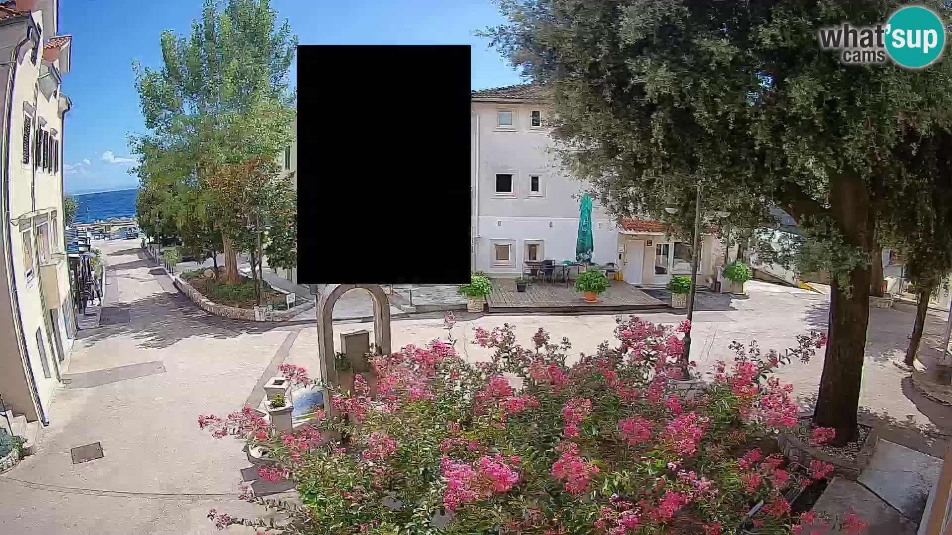 Webcam Mošćenička Draga Zentrum – Liveblick auf das Ortszentrum