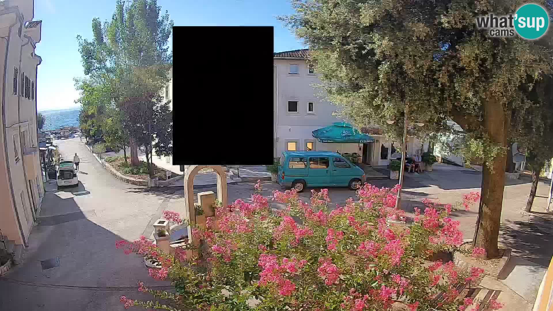 Webcam Mošćenička Draga Zentrum – Liveblick auf das Ortszentrum