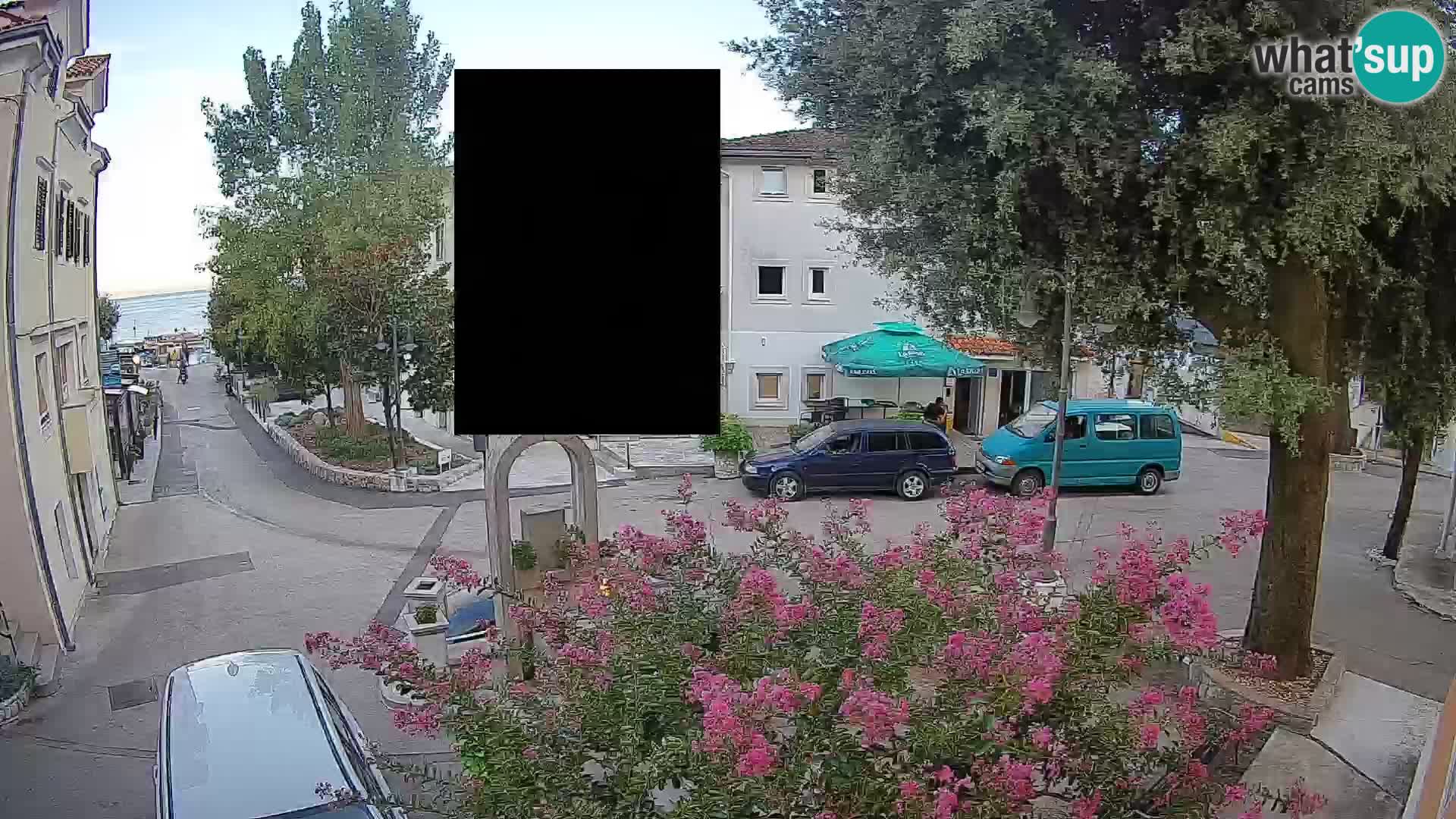 Webcam Mošćenička Draga Zentrum – Liveblick auf das Ortszentrum