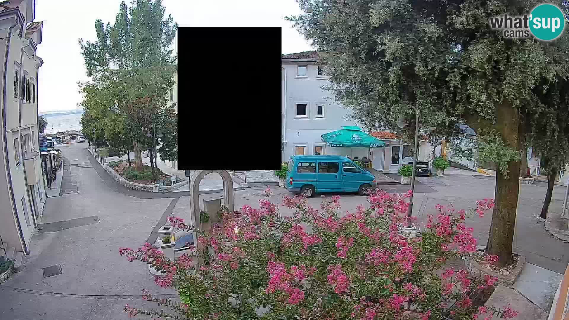 Webcam Mošćenička Draga Zentrum – Liveblick auf das Ortszentrum