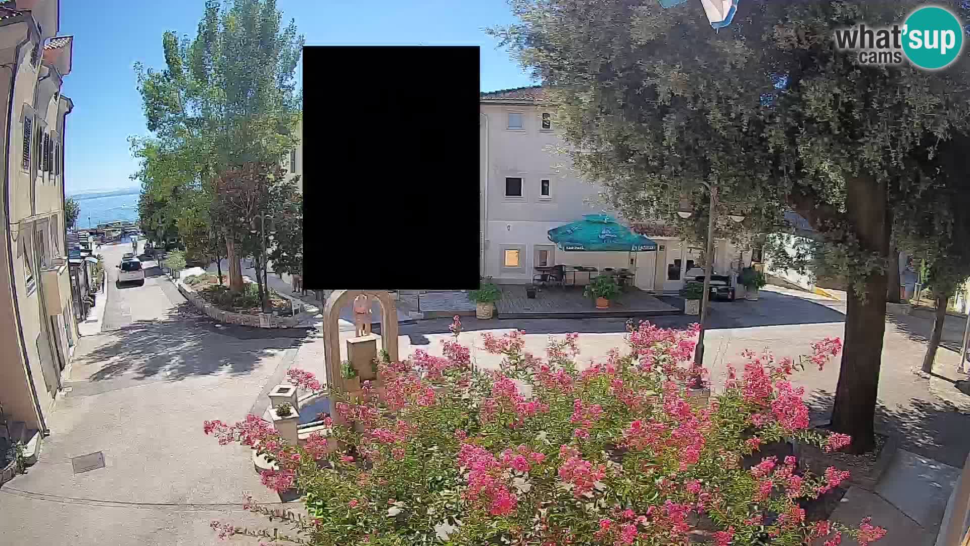 Webcam Mošćenička Draga Center – Live View of the Town Center