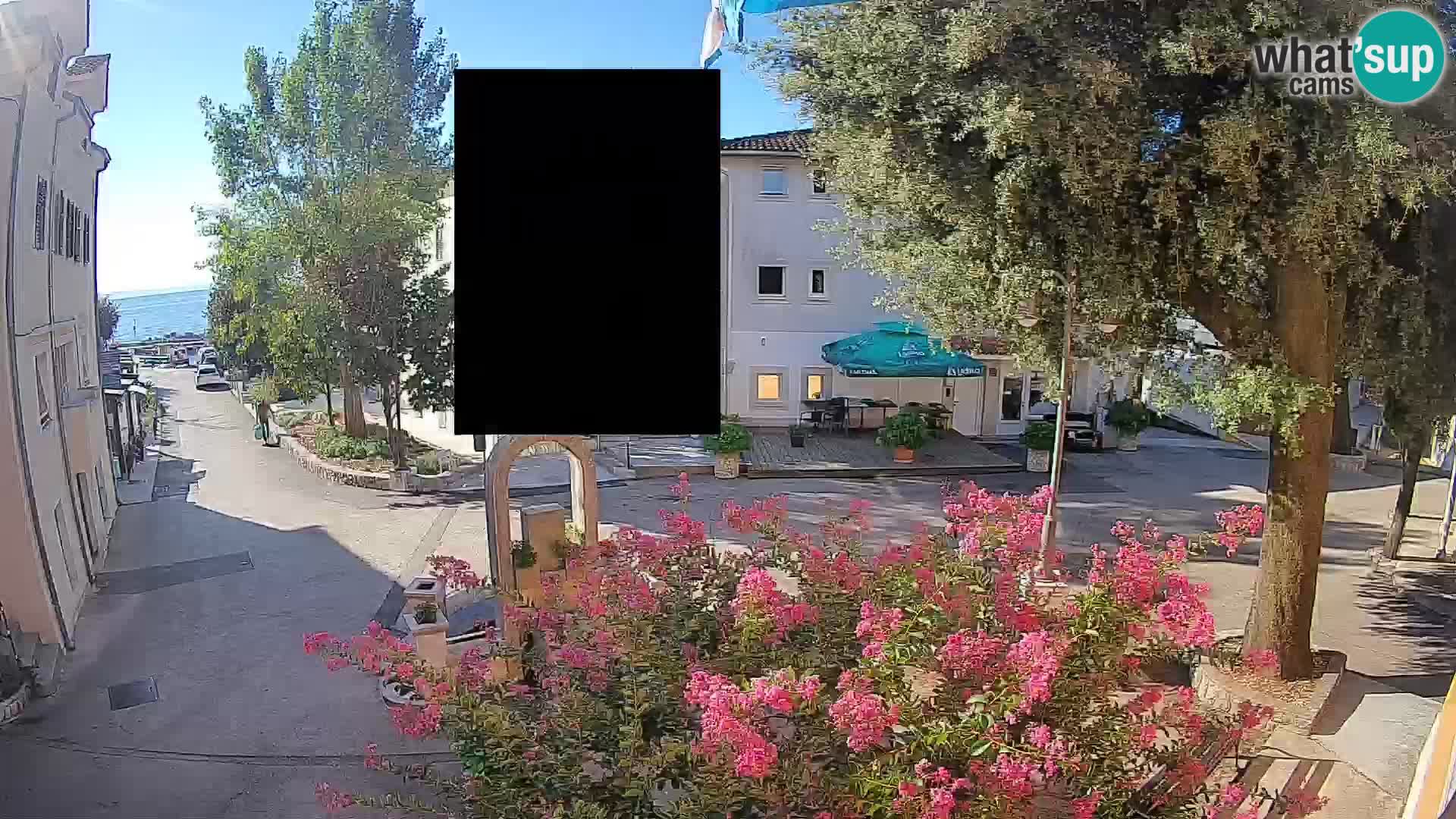 Webcam Mošćenička Draga Center – Live View of the Town Center