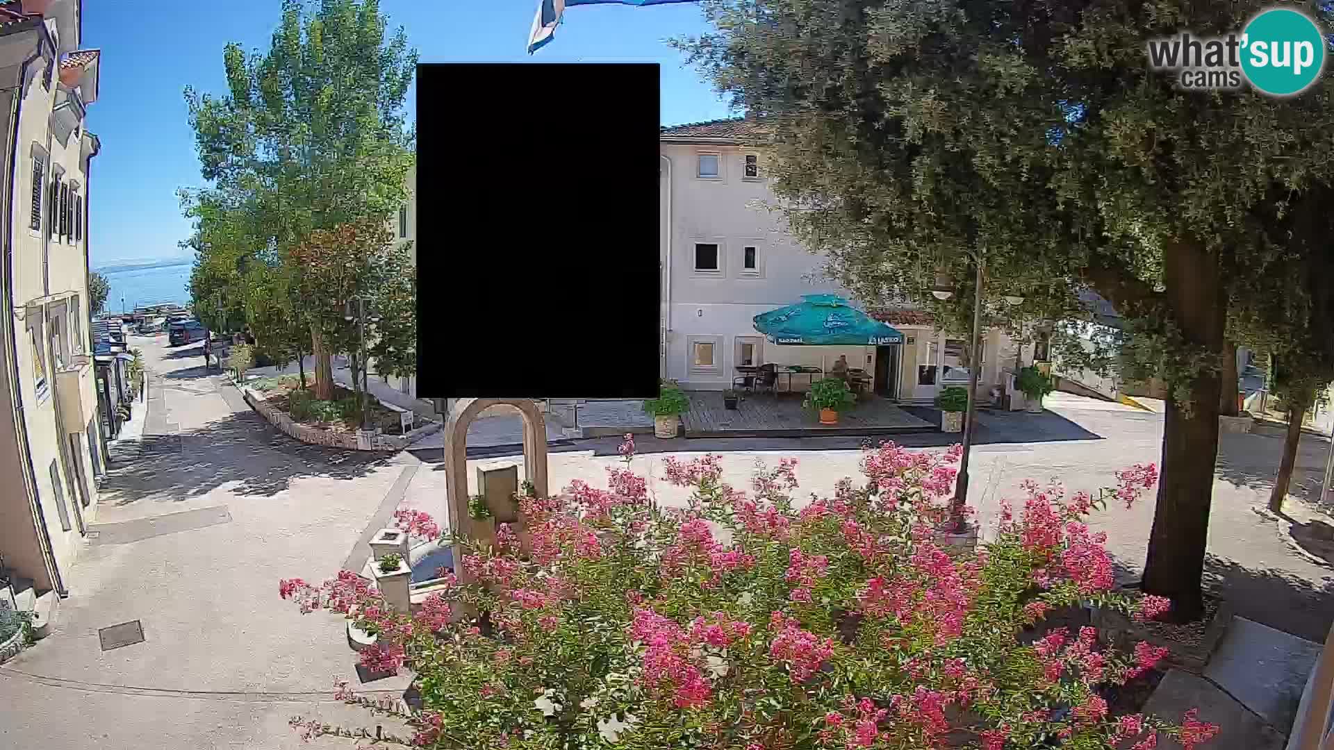 Webcam Centro Draga di Moschiena – Vista live sul centro