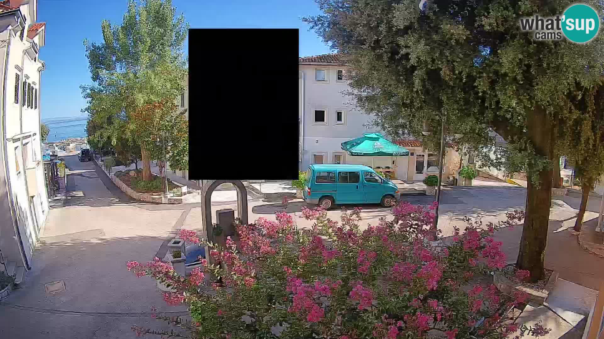 Webcam centre de Mošćenička Draga – Vue en direct du centre-ville