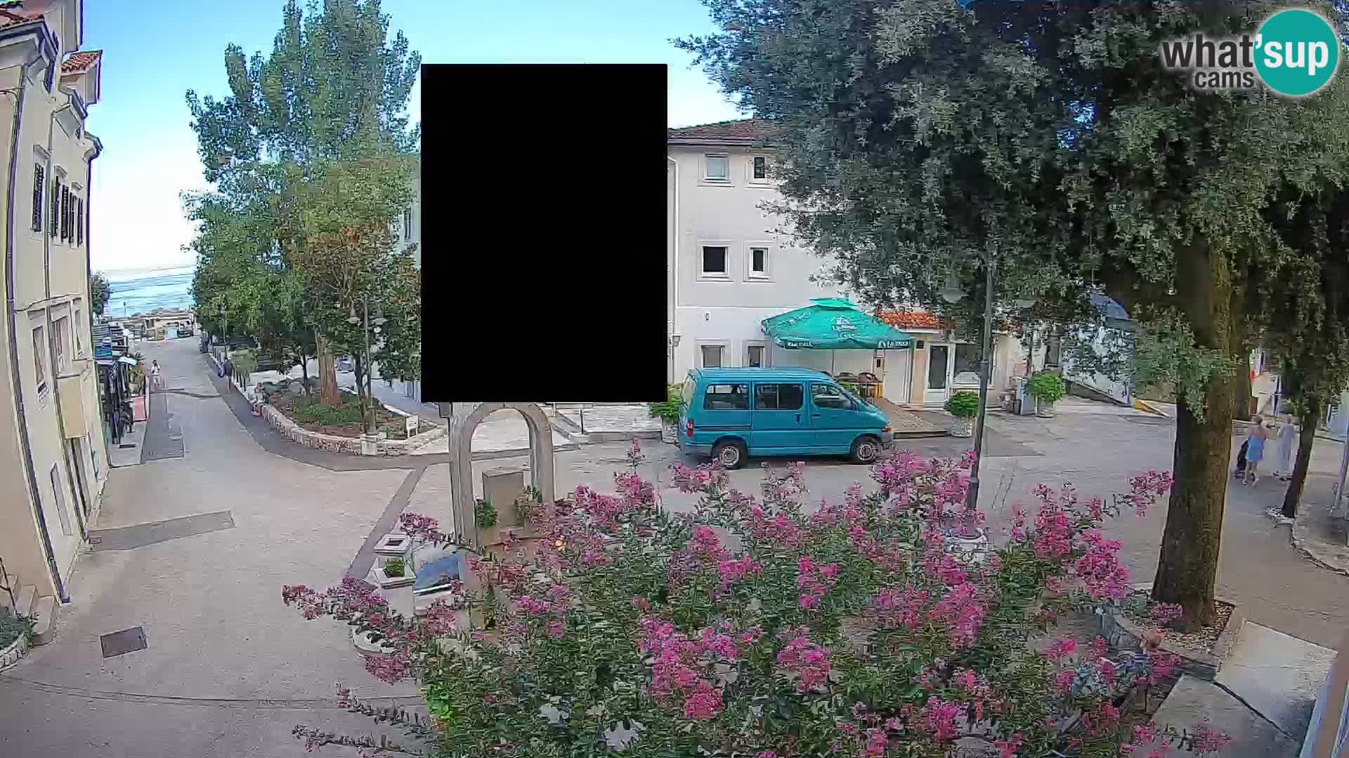 Webcam centre de Mošćenička Draga – Vue en direct du centre-ville