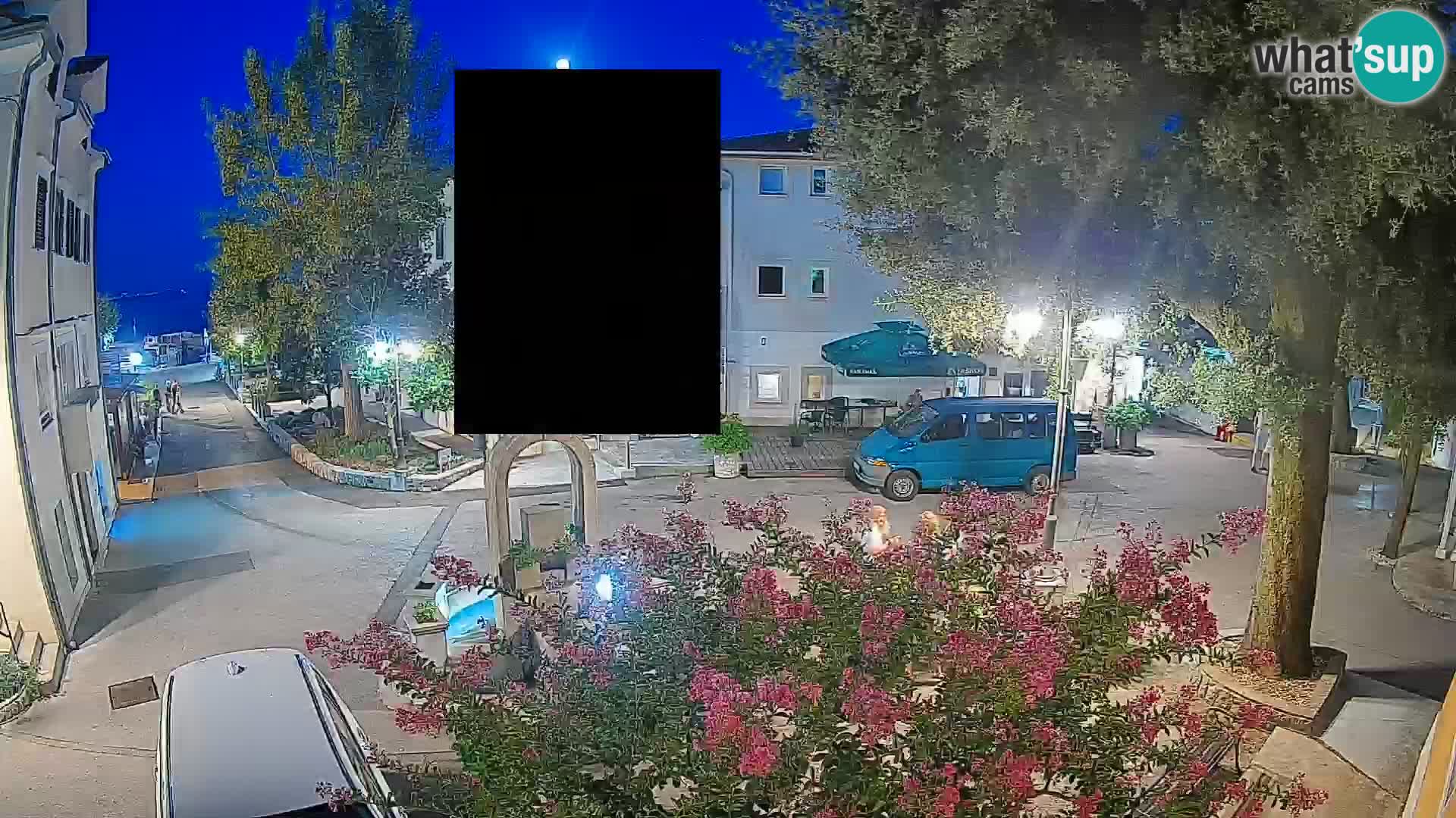 Webcam Mošćenička Draga Center – Live View of the Town Center