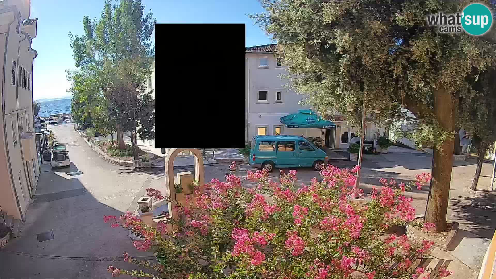 Webcam Centro Draga di Moschiena – Vista live sul centro