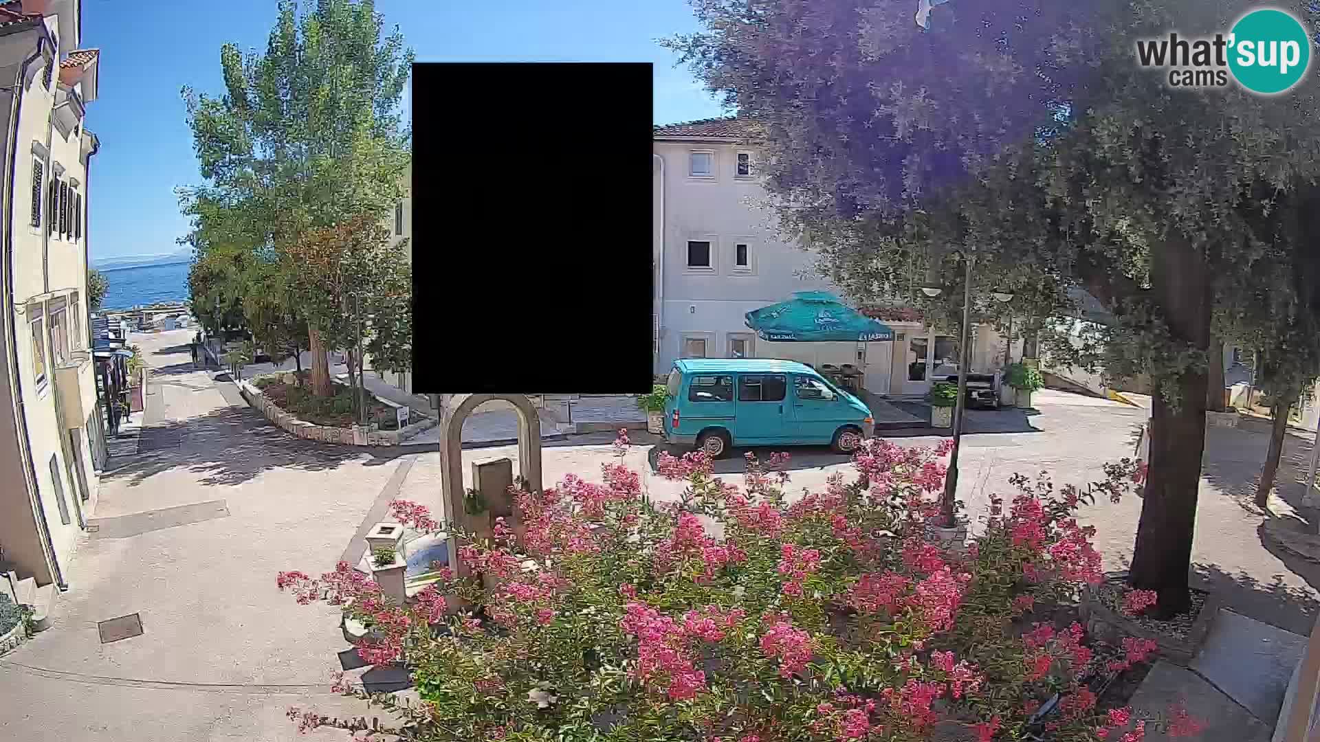 Webcam Centro Draga di Moschiena – Vista live sul centro