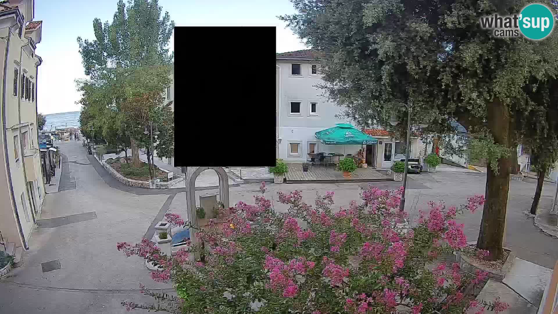 Webcam Mošćenička Draga Zentrum – Liveblick auf das Ortszentrum