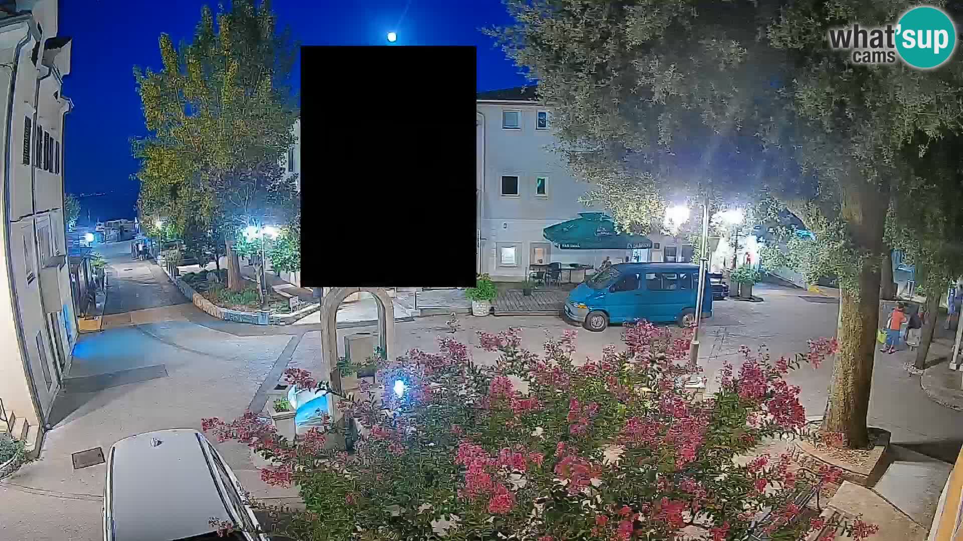 Webcam Mošćenička Draga Center – Live View of the Town Center