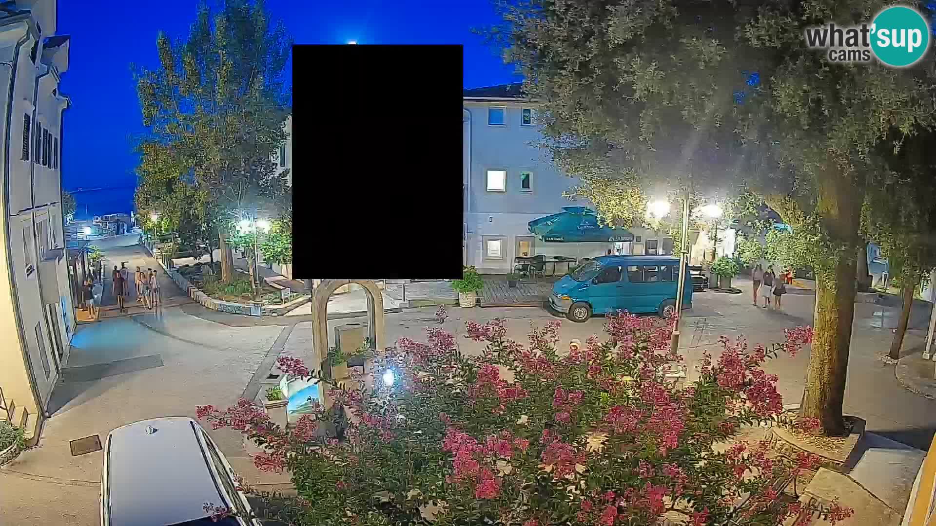 Webcam centre de Mošćenička Draga – Vue en direct du centre-ville