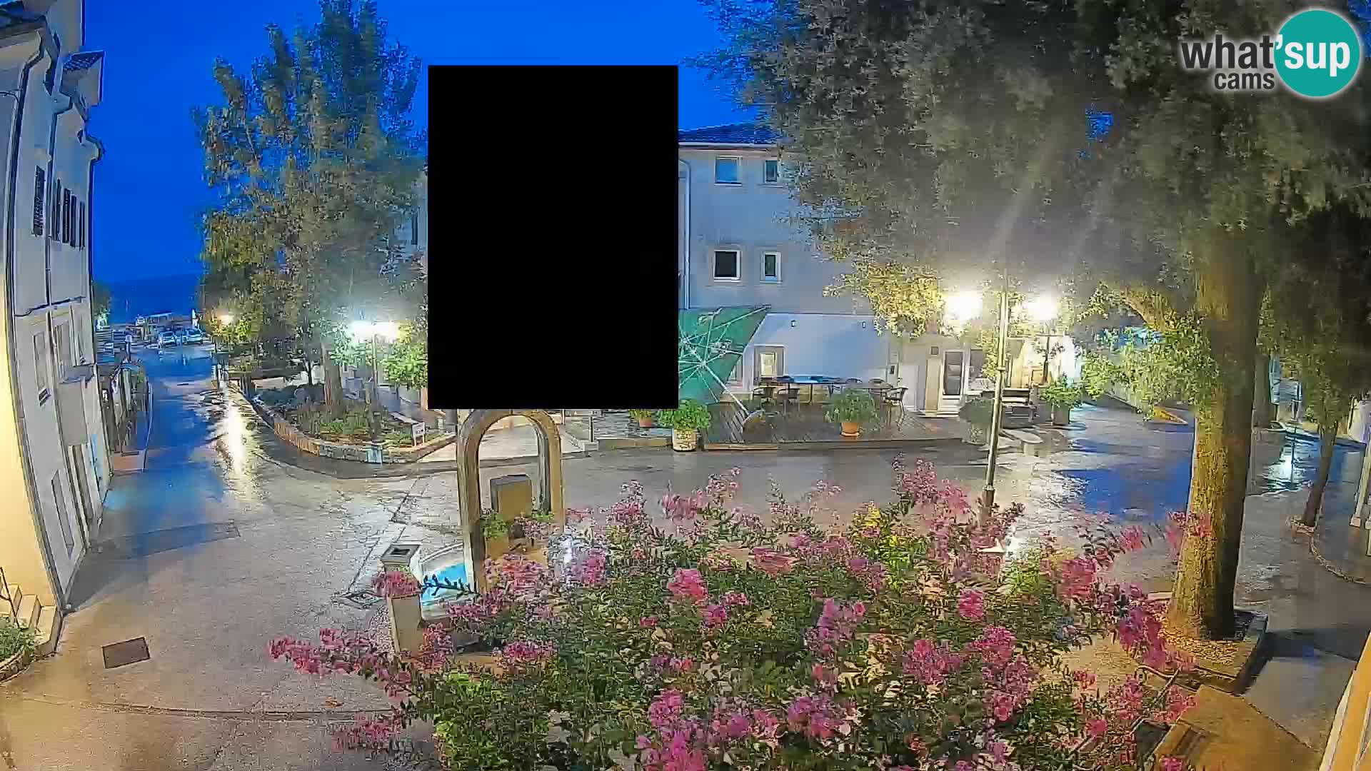 Webcam Mošćenička Draga Center – Live View of the Town Center