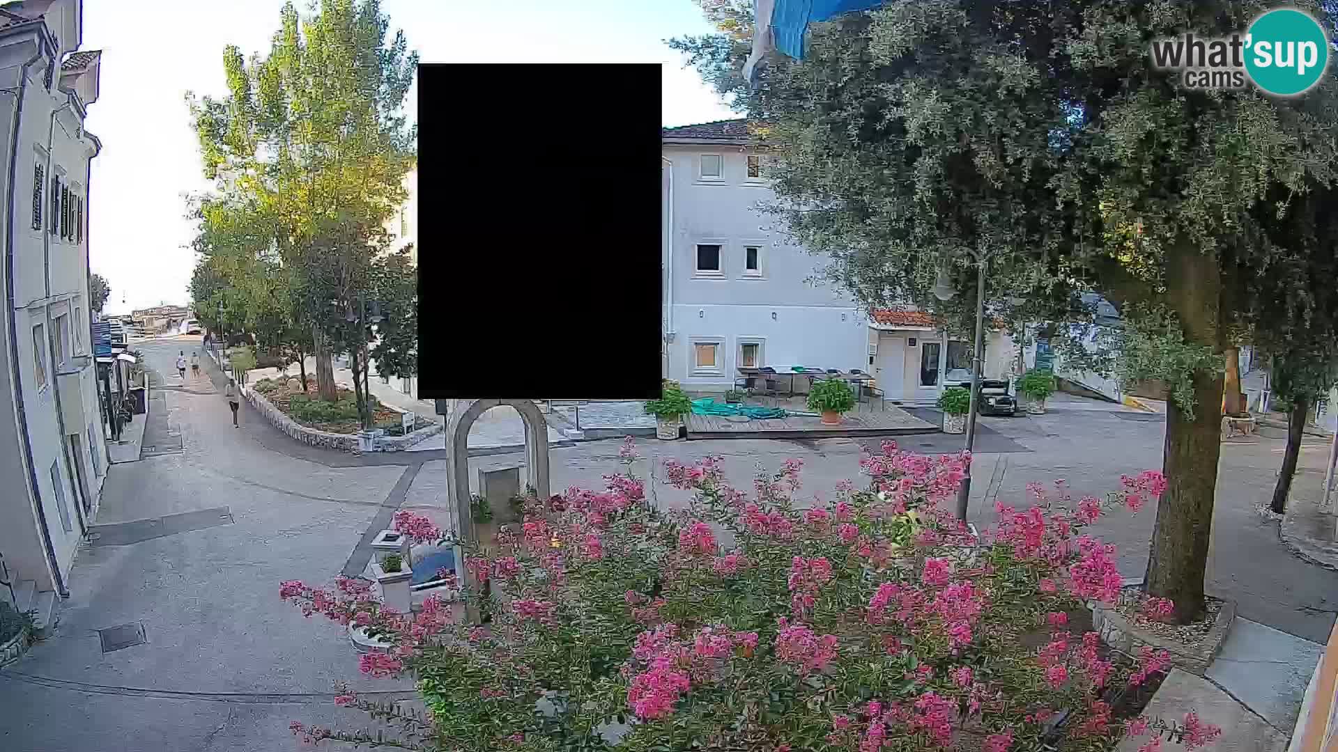 Webcam centre de Mošćenička Draga – Vue en direct du centre-ville