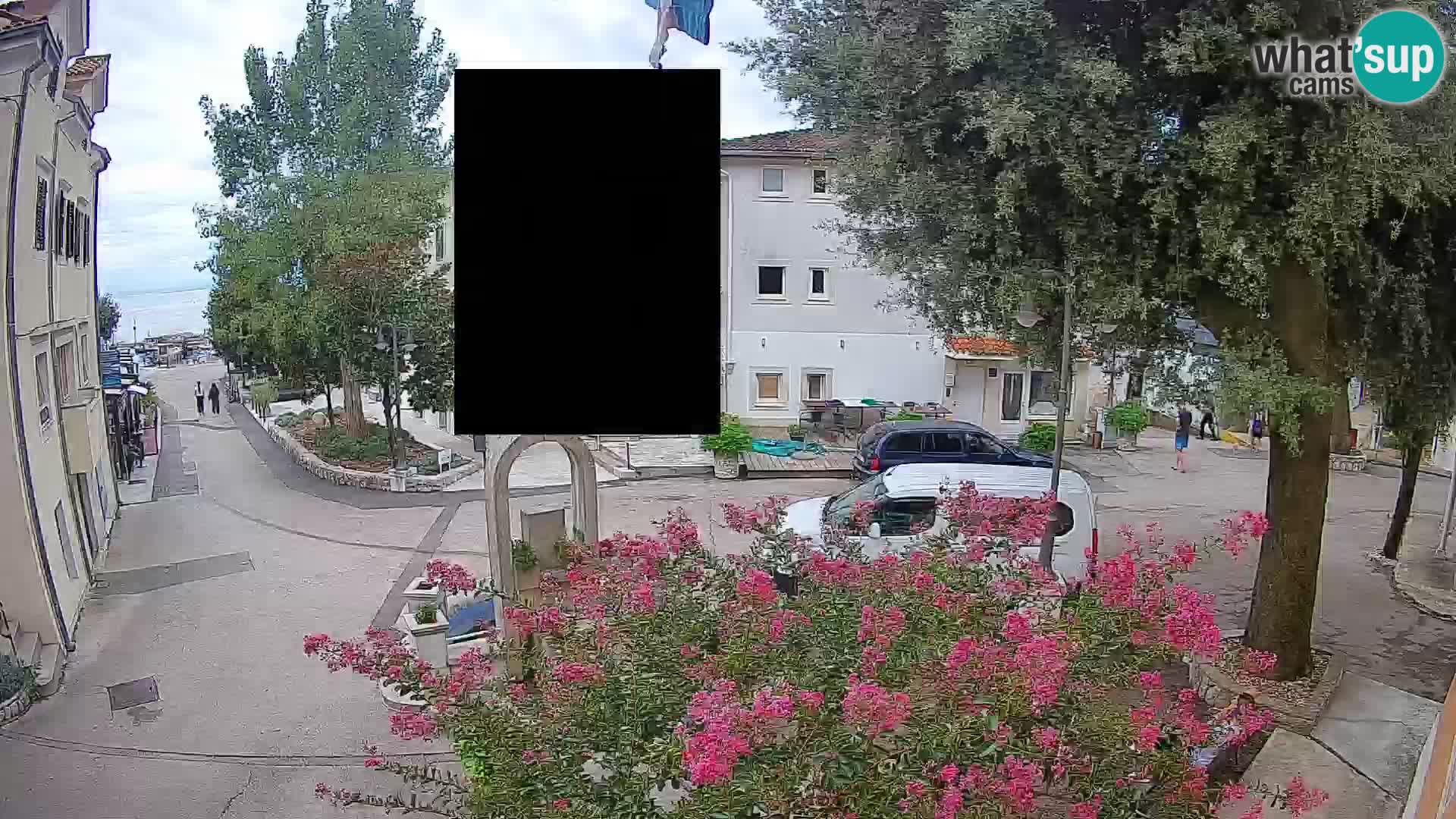 Webcam Centro Draga di Moschiena – Vista live sul centro