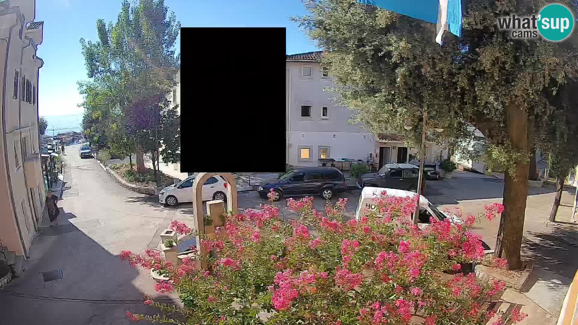 Webcam Mošćenička Draga Center – Live View of the Town Center