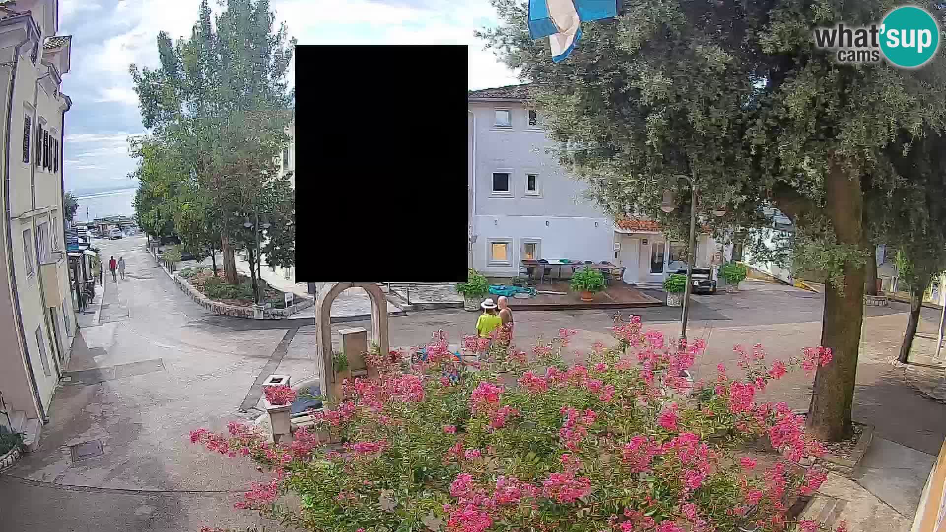 Webcam Centro Draga di Moschiena – Vista live sul centro