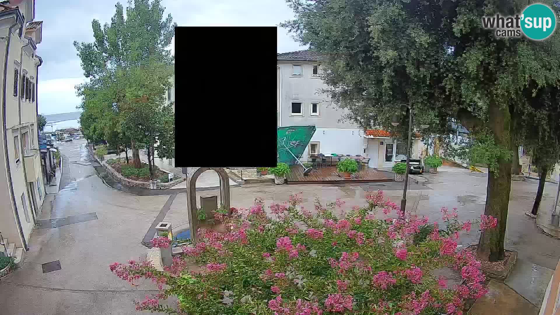 Webcam Mošćenička Draga Center – Live View of the Town Center