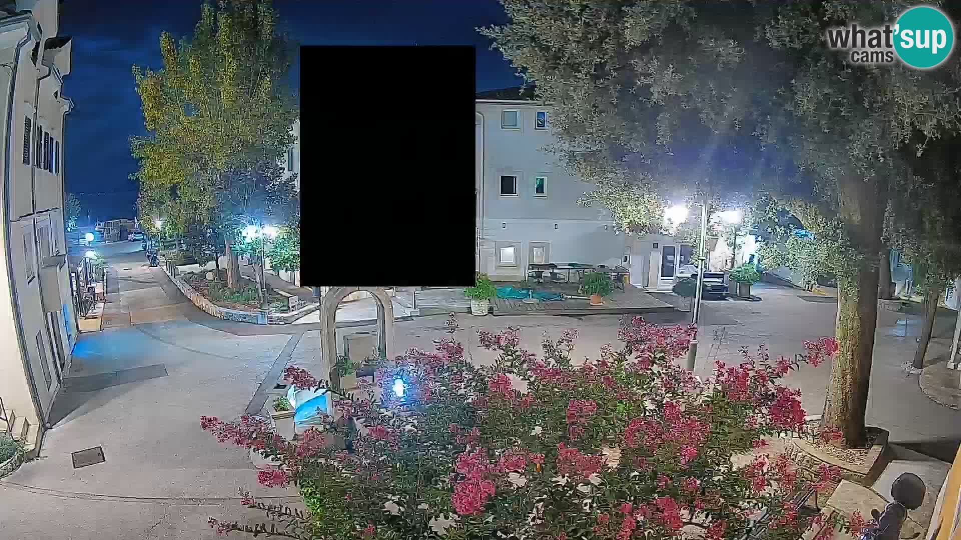 Webcam Mošćenička Draga Center – Live View of the Town Center