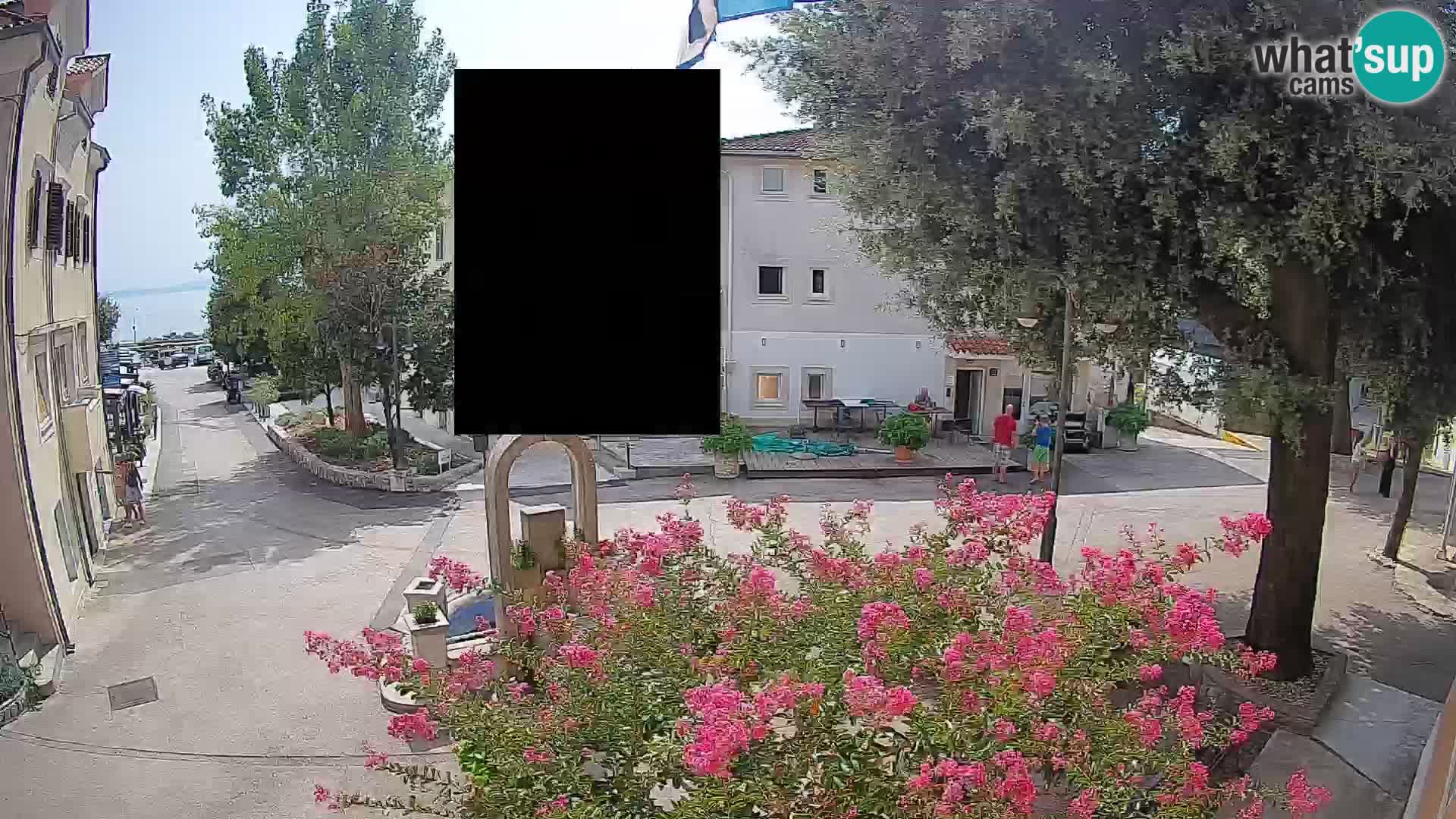 Webcam Centro Draga di Moschiena – Vista live sul centro