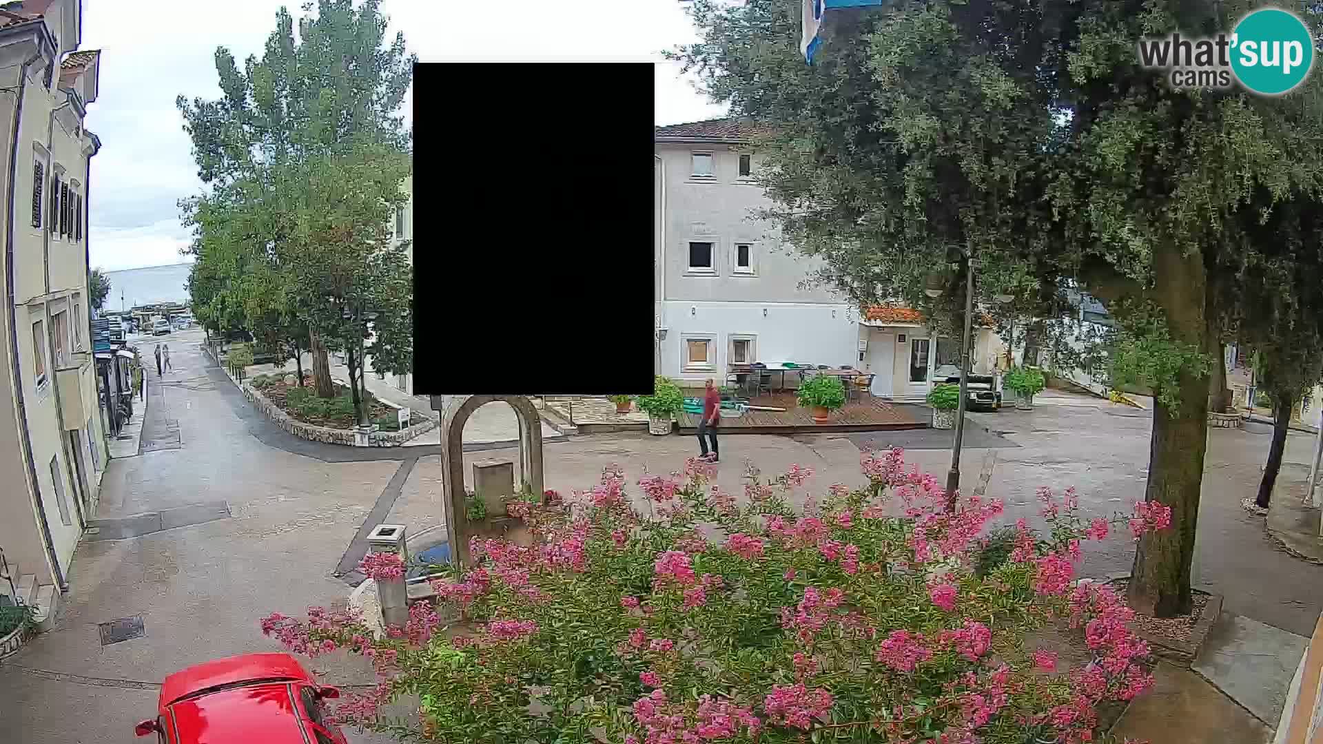Webcam Centre de Mošćenička Draga – Vue en direct du centre-ville