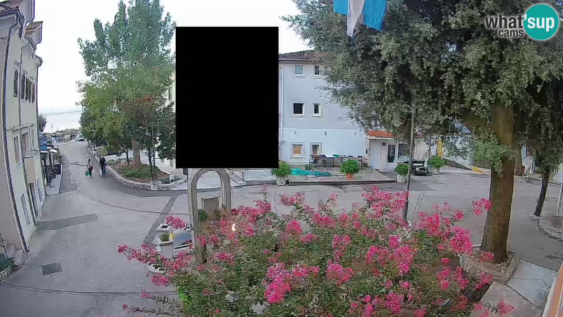 Webcam centre de Mošćenička Draga – Vue en direct du centre-ville