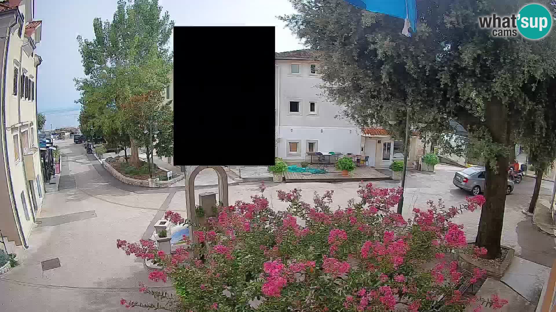 Webcam Mošćenička Draga Center – Live View of the Town Center