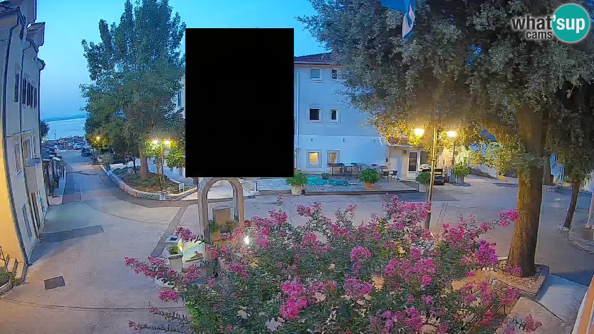 Webcam centre de Mošćenička Draga – Vue en direct du centre-ville