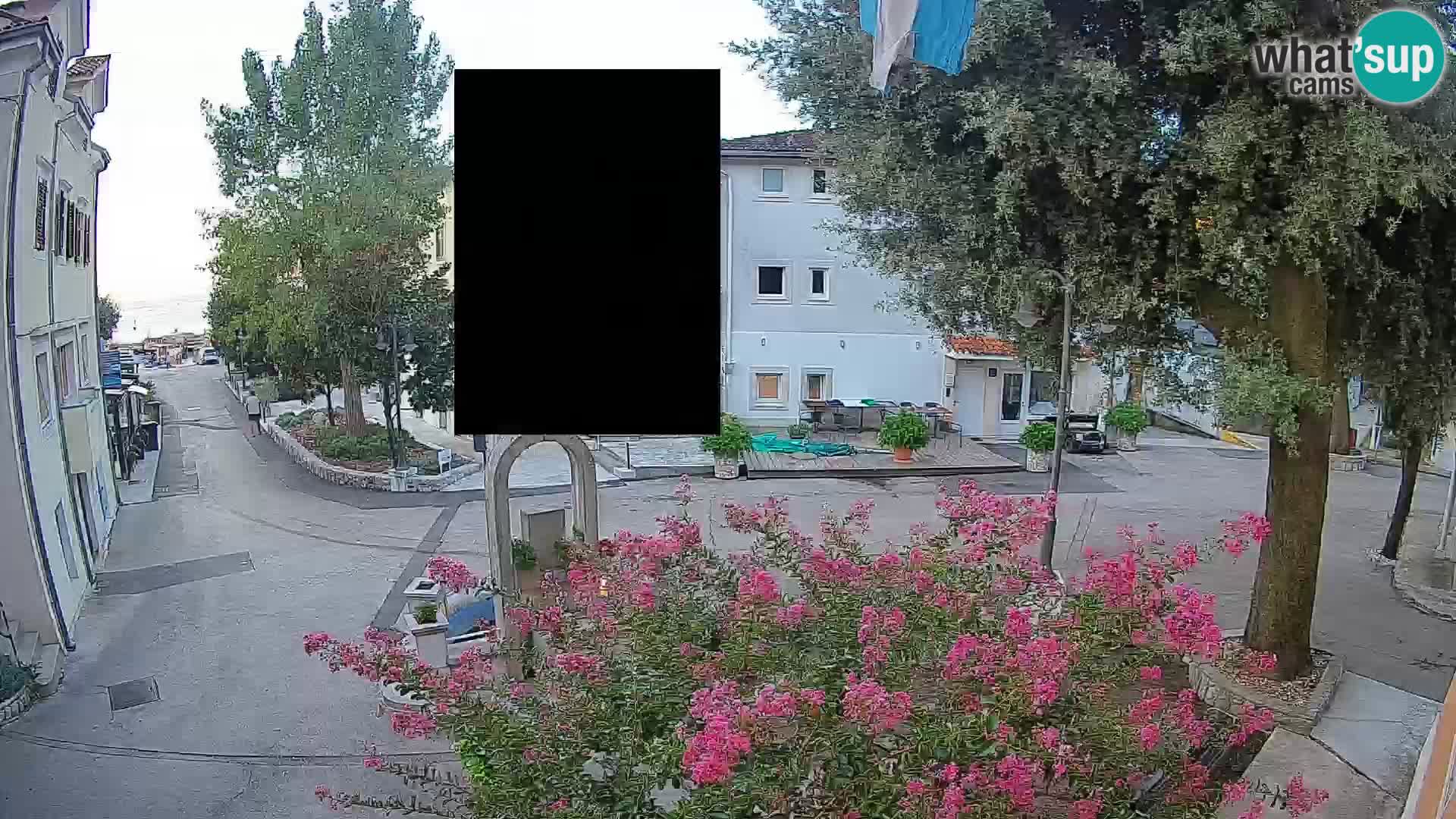 Webcam centre de Mošćenička Draga – Vue en direct du centre-ville