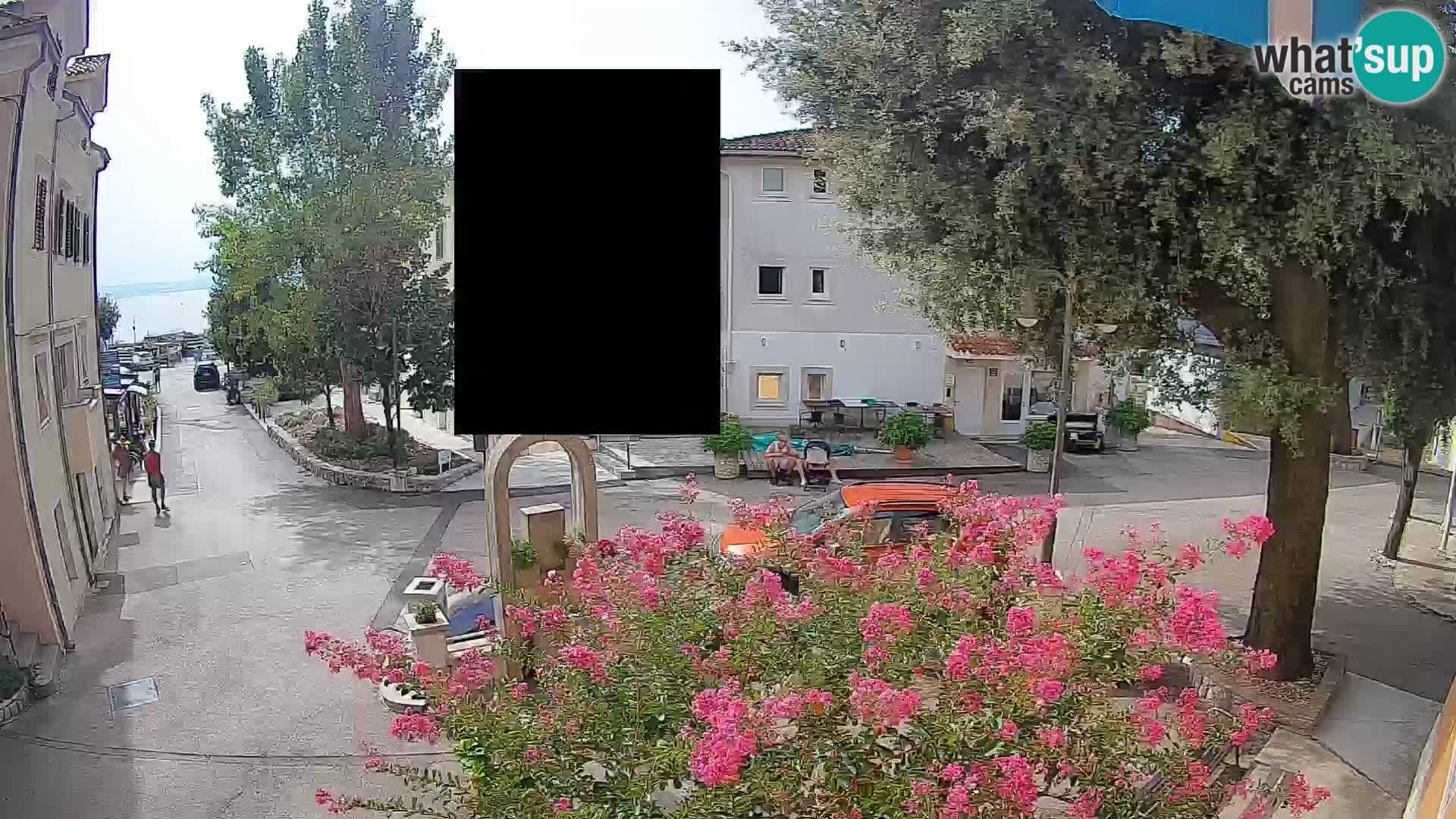 Webcam Centre de Mošćenička Draga – Vue en direct du centre-ville