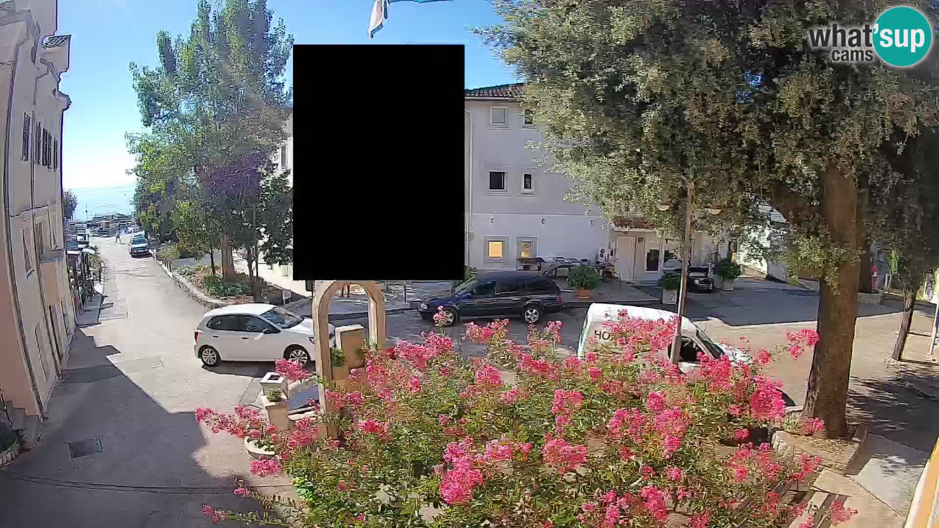 Webcam centre de Mošćenička Draga – Vue en direct du centre-ville