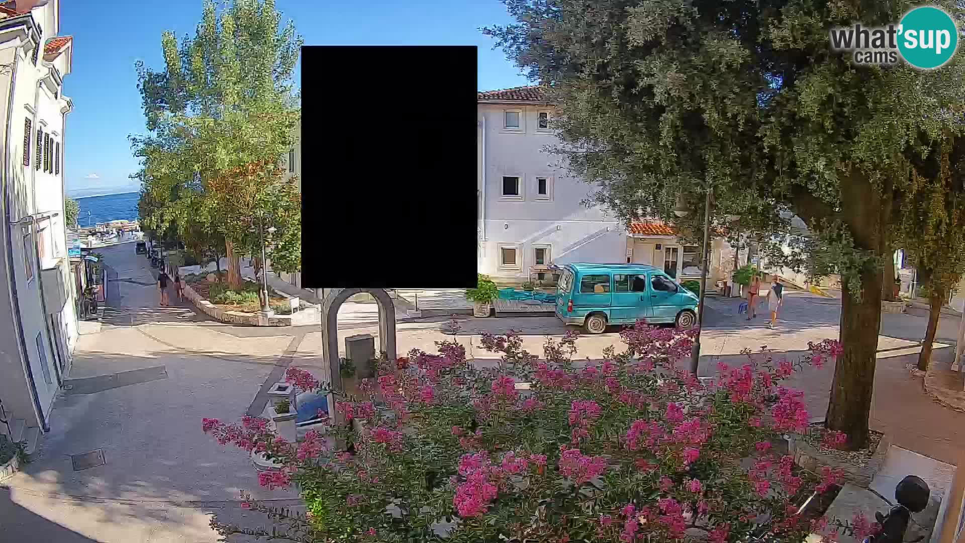 Spletna kamera center Mošćeniška Draga – Pogled v živo