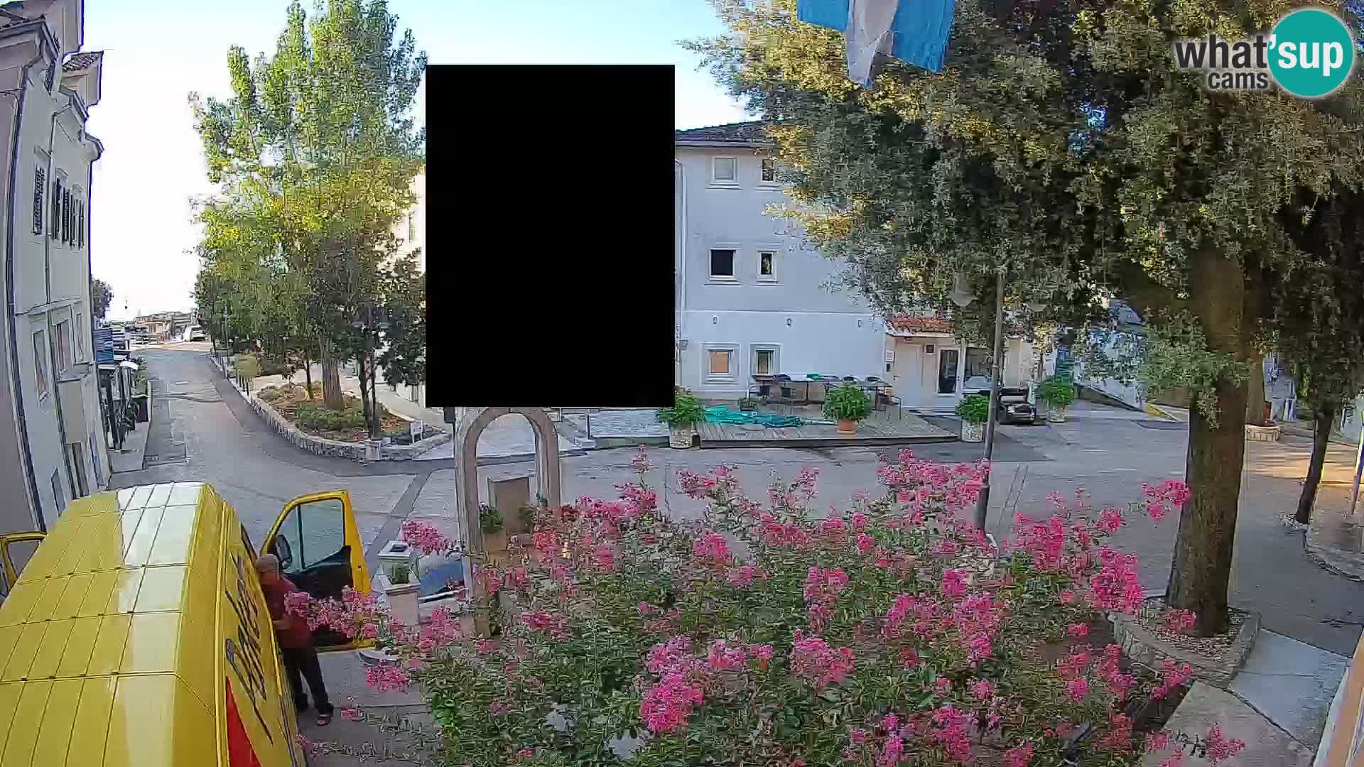 Webcam Mošćenička Draga Zentrum – Liveblick auf das Ortszentrum