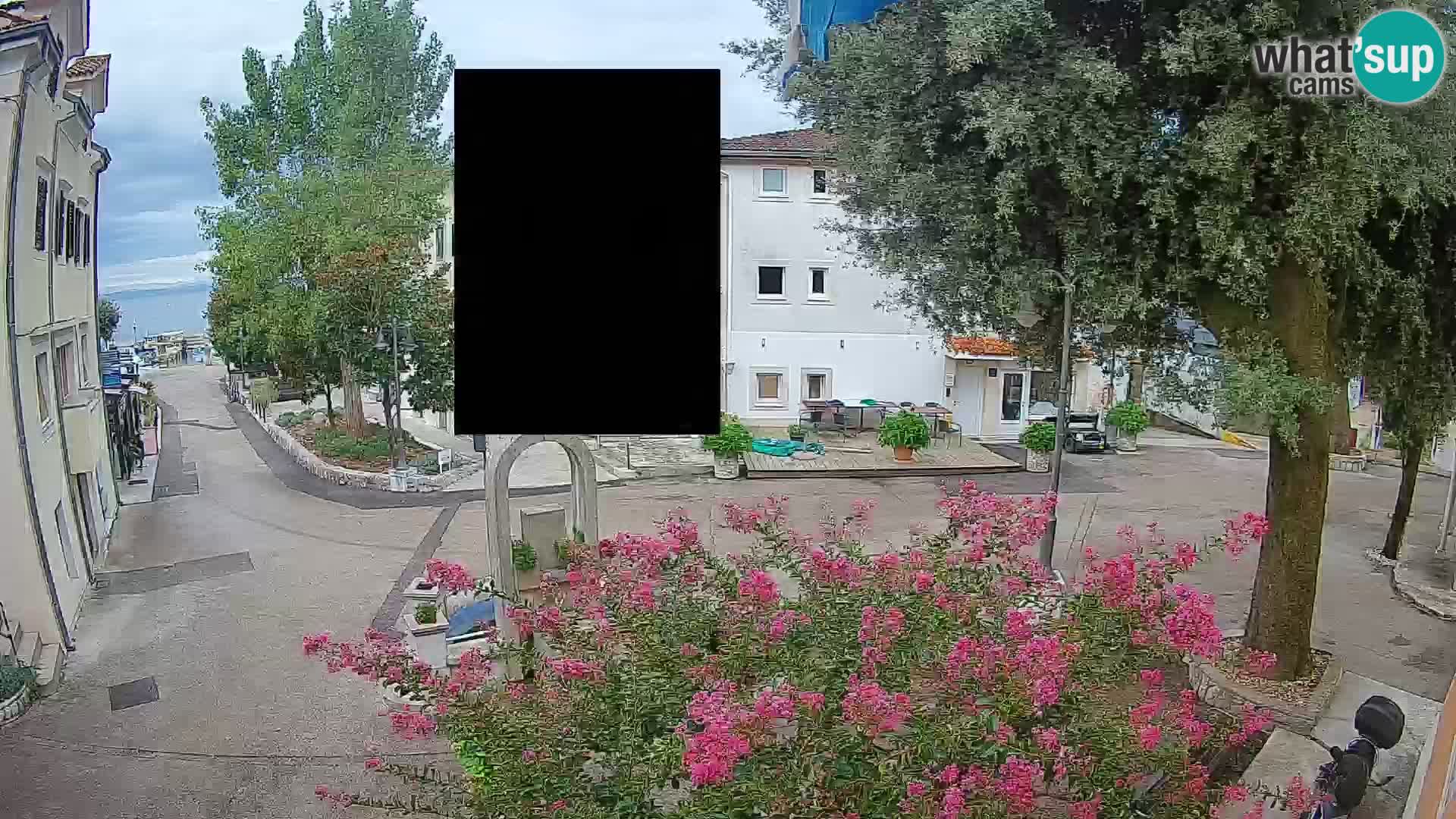 Webcam centre de Mošćenička Draga – Vue en direct du centre-ville
