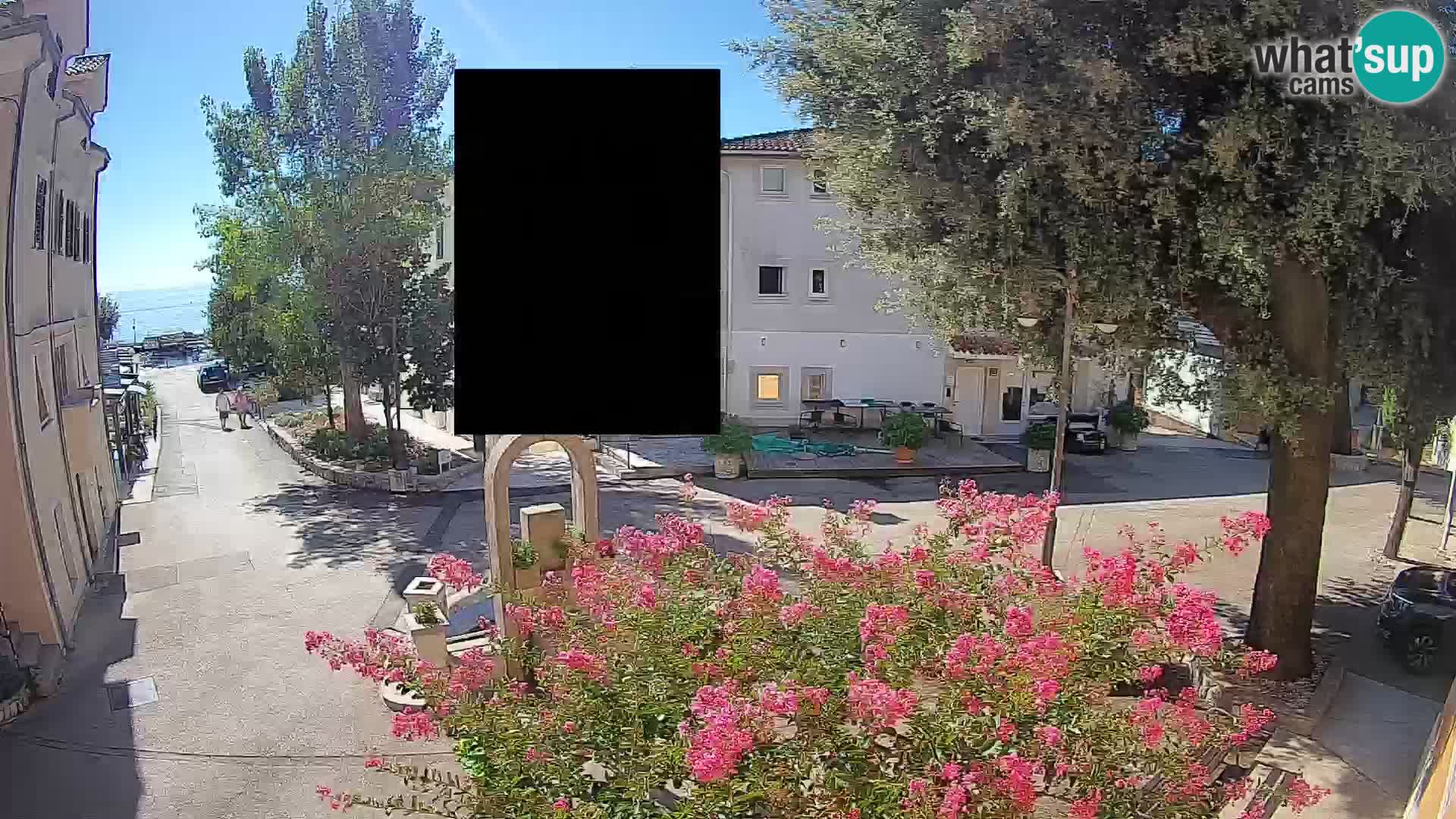 Webcam Centro Draga di Moschiena – Vista live sul centro