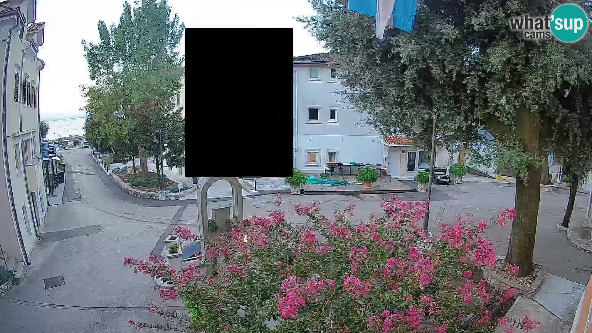 Webcam Centro Draga di Moschiena – Vista live sul centro