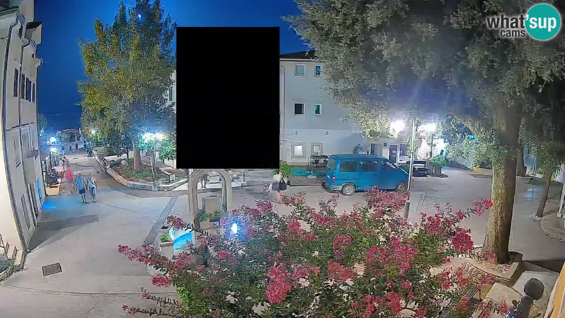 Webcam Mošćenička Draga Center – Live View of the Town Center