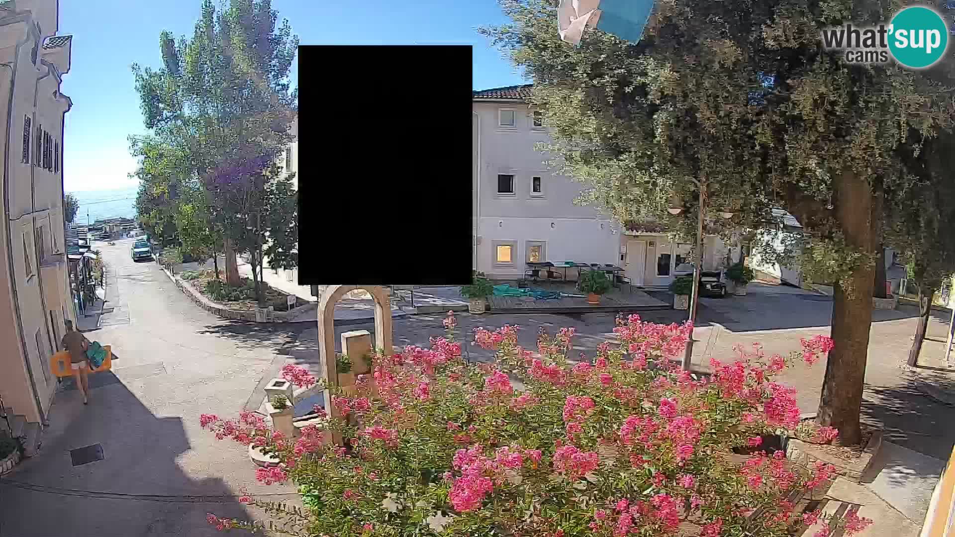 Webcam Mošćenička Draga Zentrum – Liveblick auf das Ortszentrum
