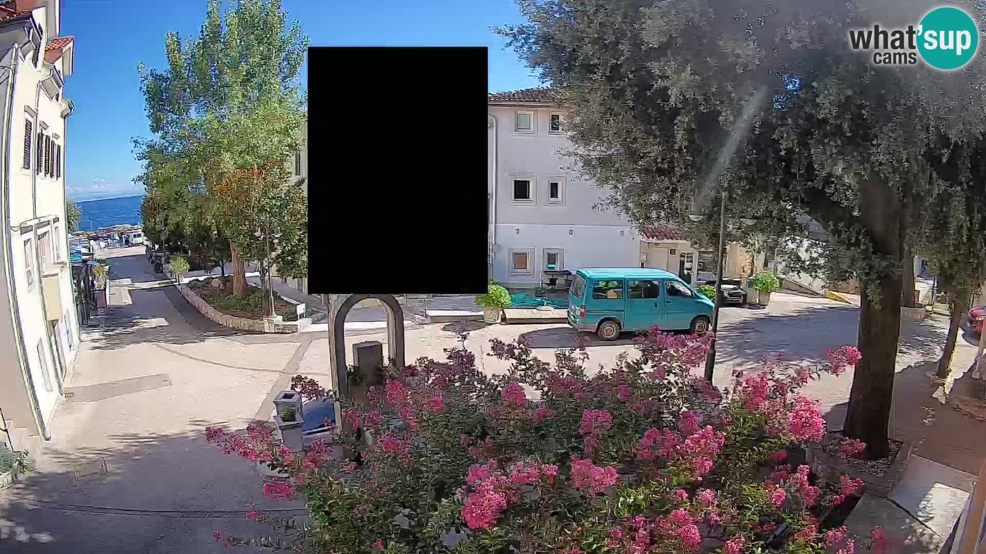 Webcam Centro Draga di Moschiena – Vista live sul centro