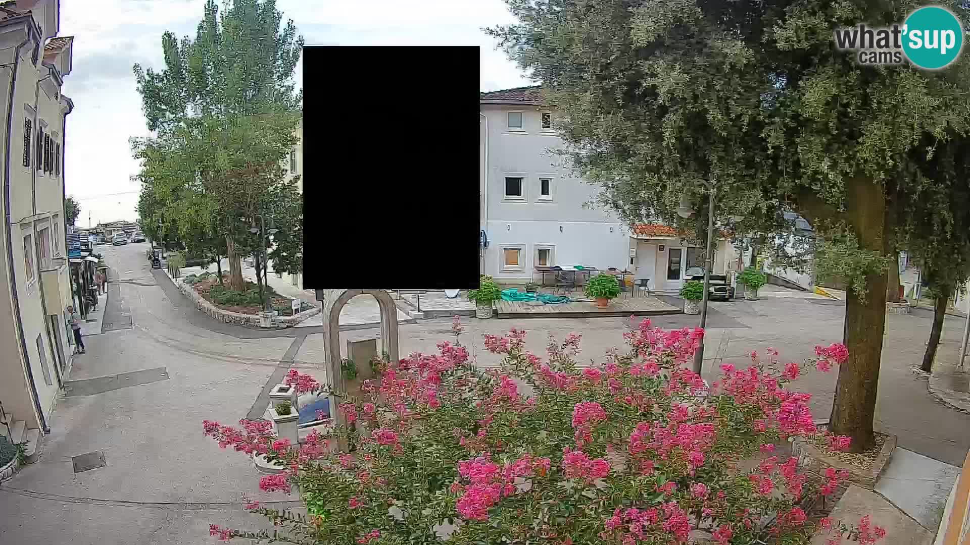 Webcam Mošćenička Draga Zentrum – Liveblick auf das Ortszentrum